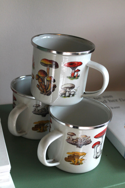 Mushroom Enamel Mug