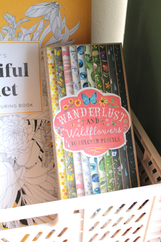 Set of 10 colouring pencils