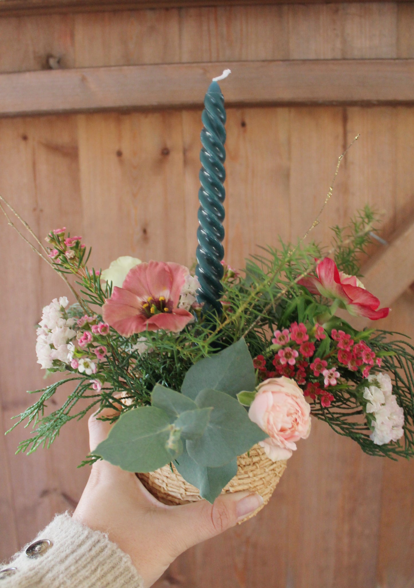 Ceramic Pot Candle Arrangement