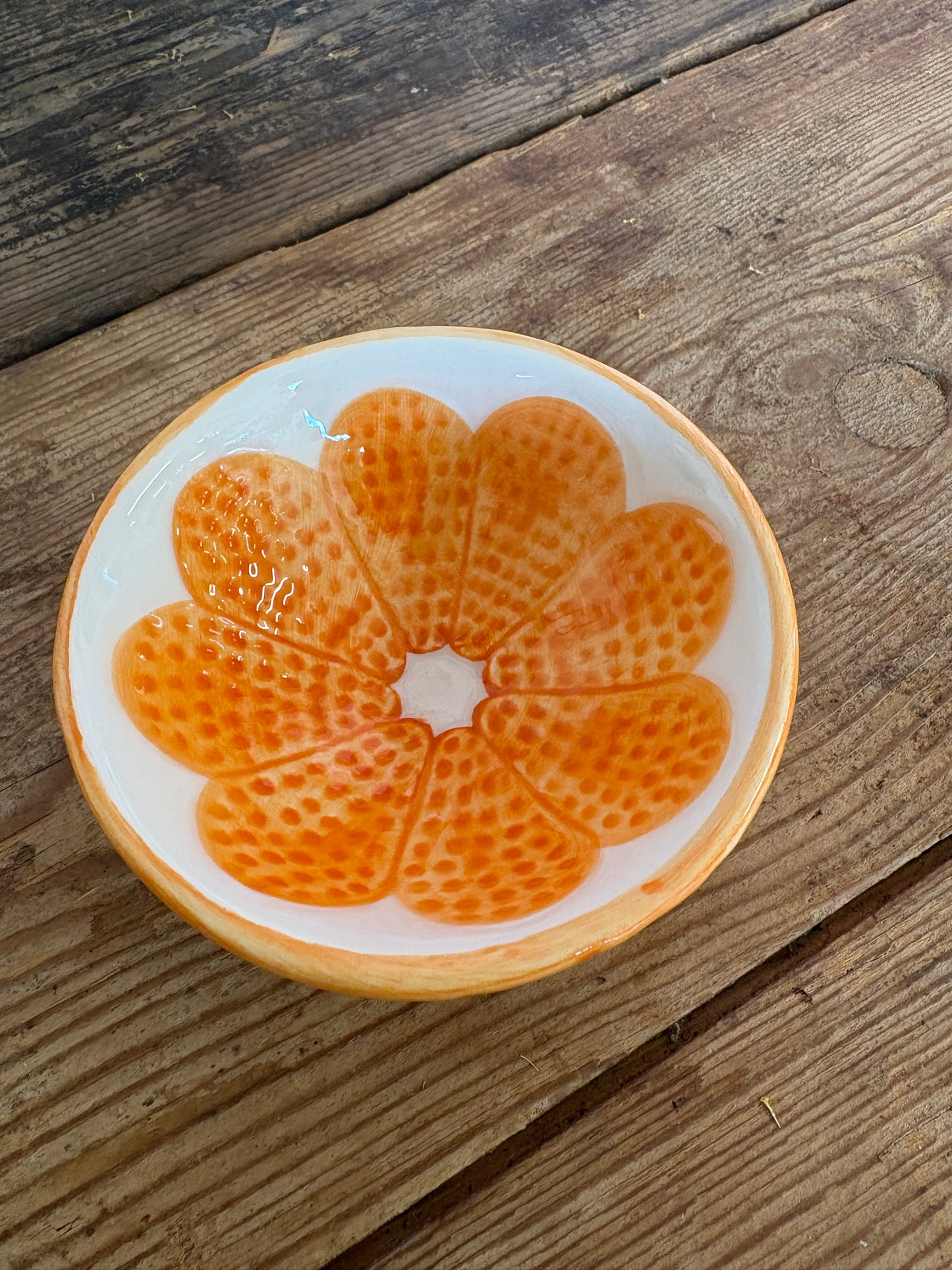 Orange dish