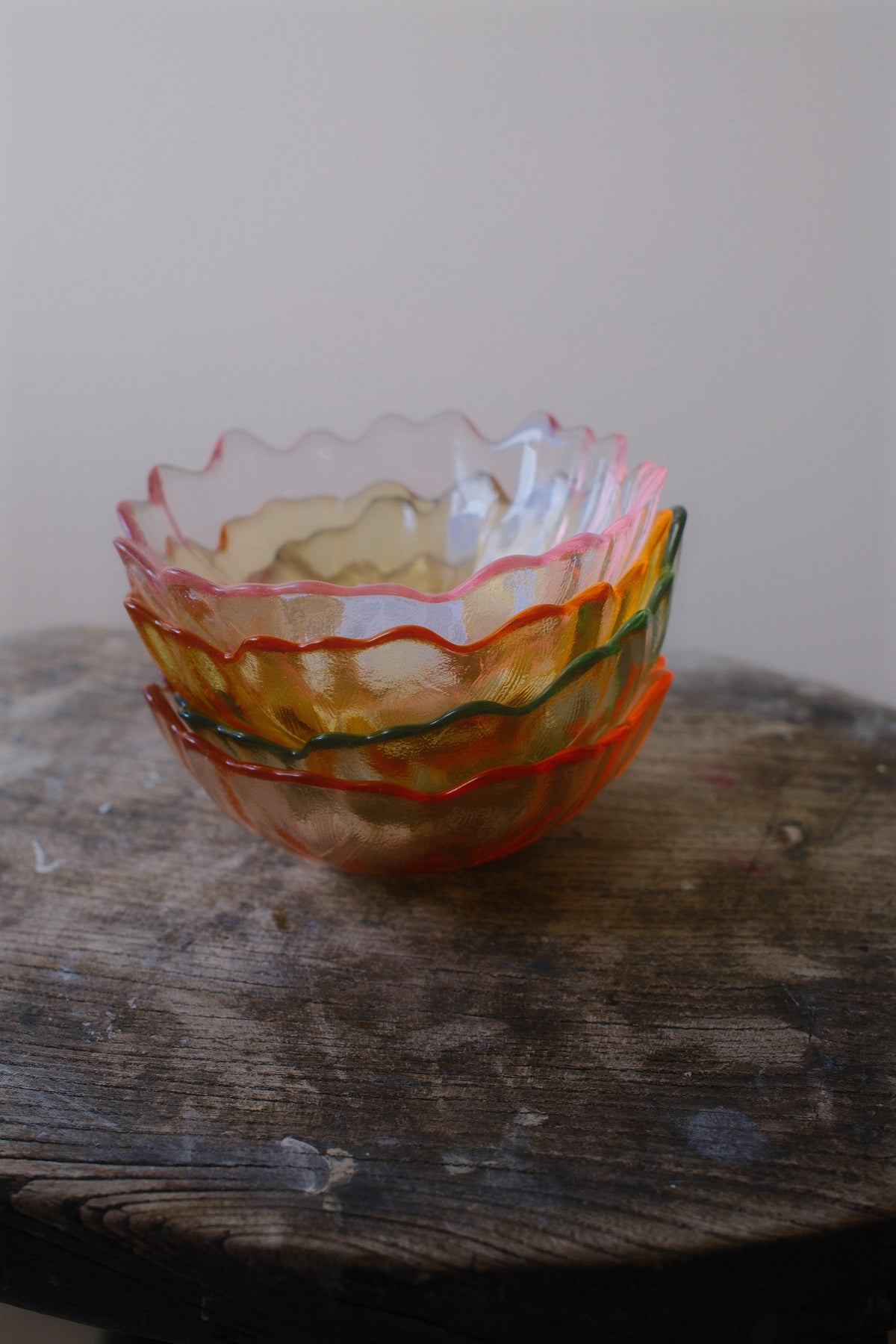 Retro Glass Bowl set