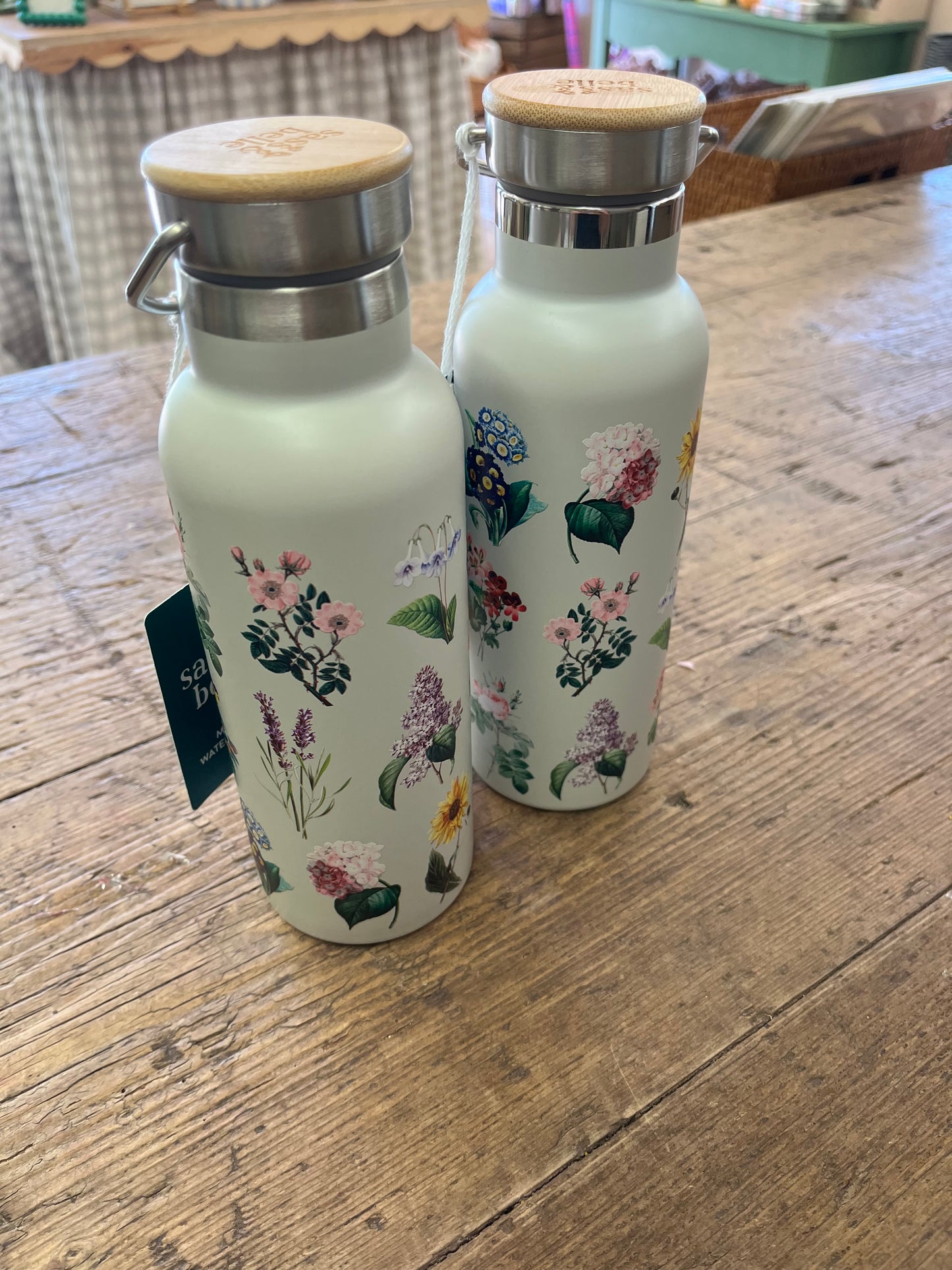 Flower Metal Bottle