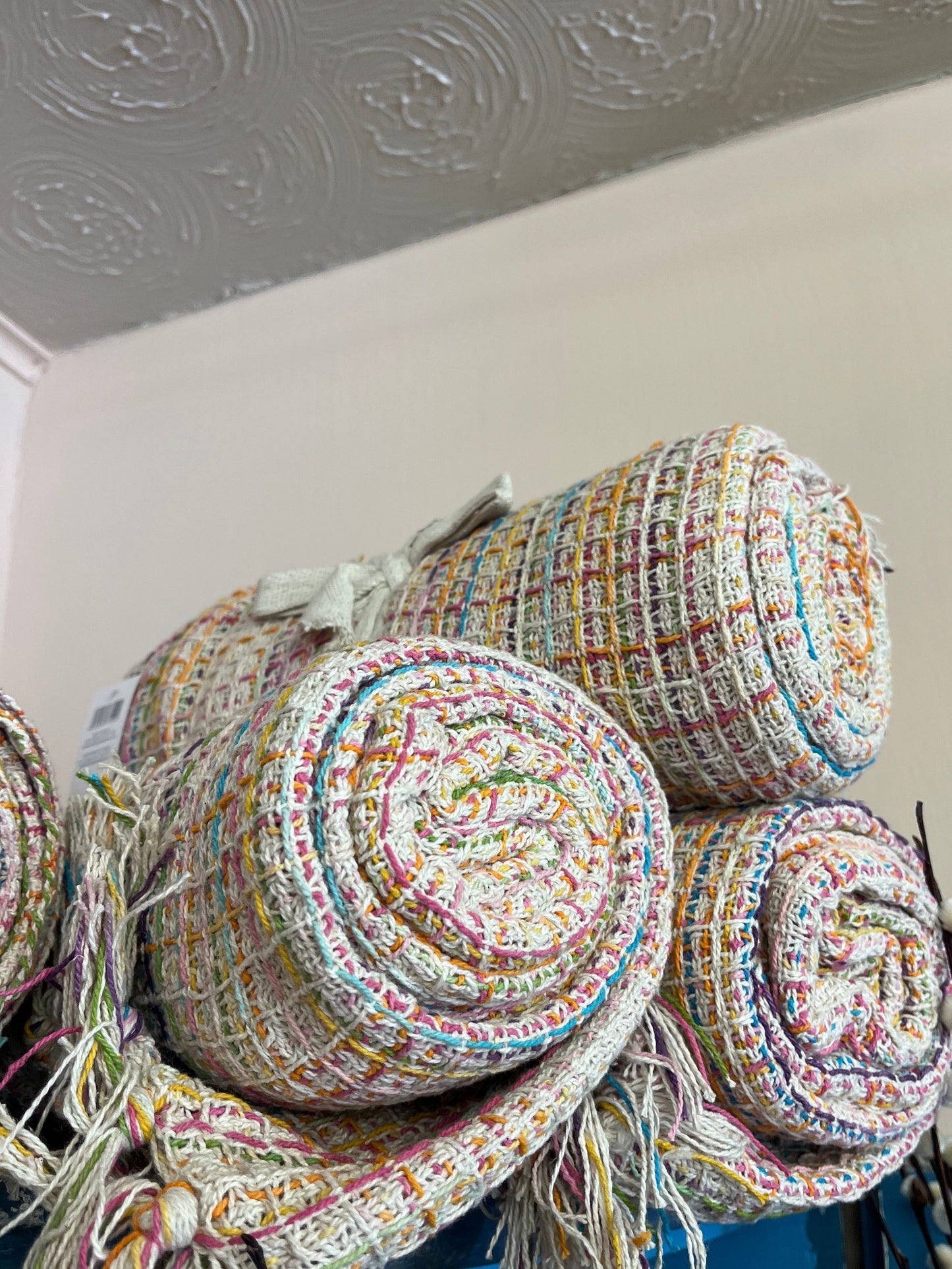 Colourful Textured Throw