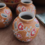 Mustard Bud Vases