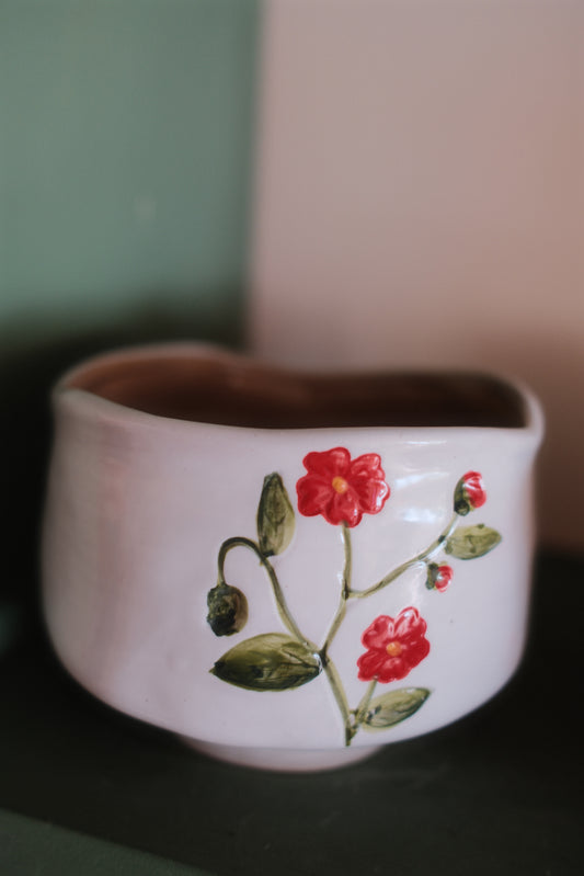 Floral Ceramic Pot