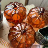 Glass pumpkin