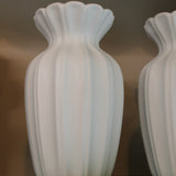 Scalloped vase