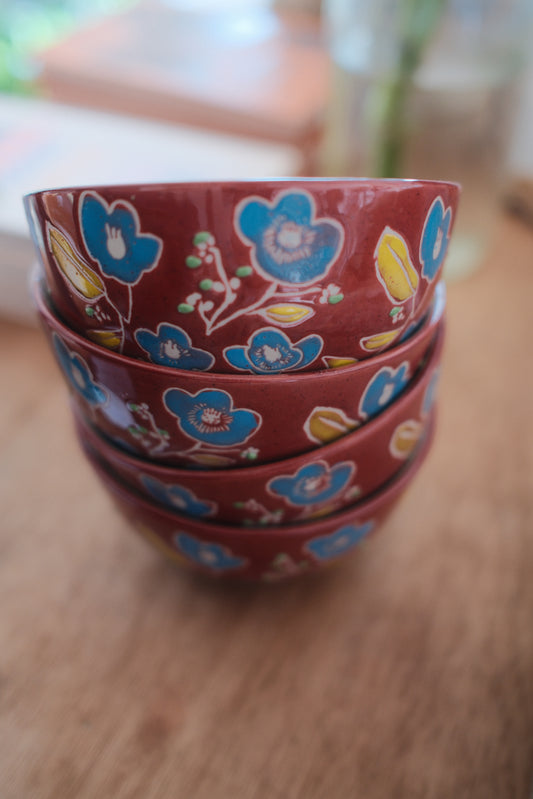 Dark Red Bowls