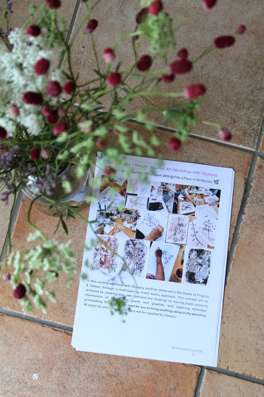 Nature inspired Art Workshop with Olympia McEwan