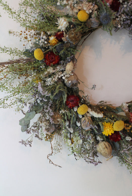 Autumn Dried Wreath Workshop