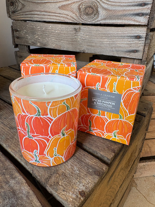 Spiced pumpkin candle