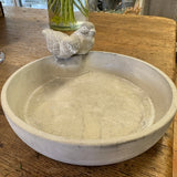 Bird bath (grey)
