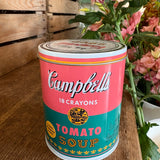 Crayons in Retro Tin