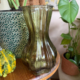 Green Glass Vase