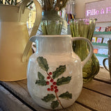 Christmas Holly Jug