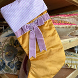 Velvet Christmas Stocking