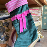 Velvet Christmas Stocking