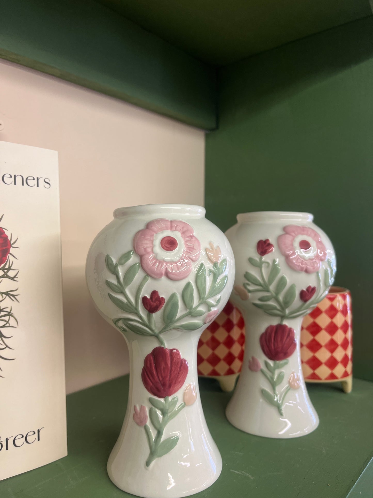 Long Ceramic Vase