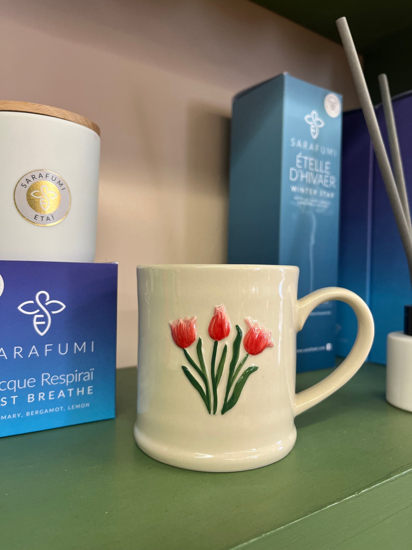 Simple Floral Mug