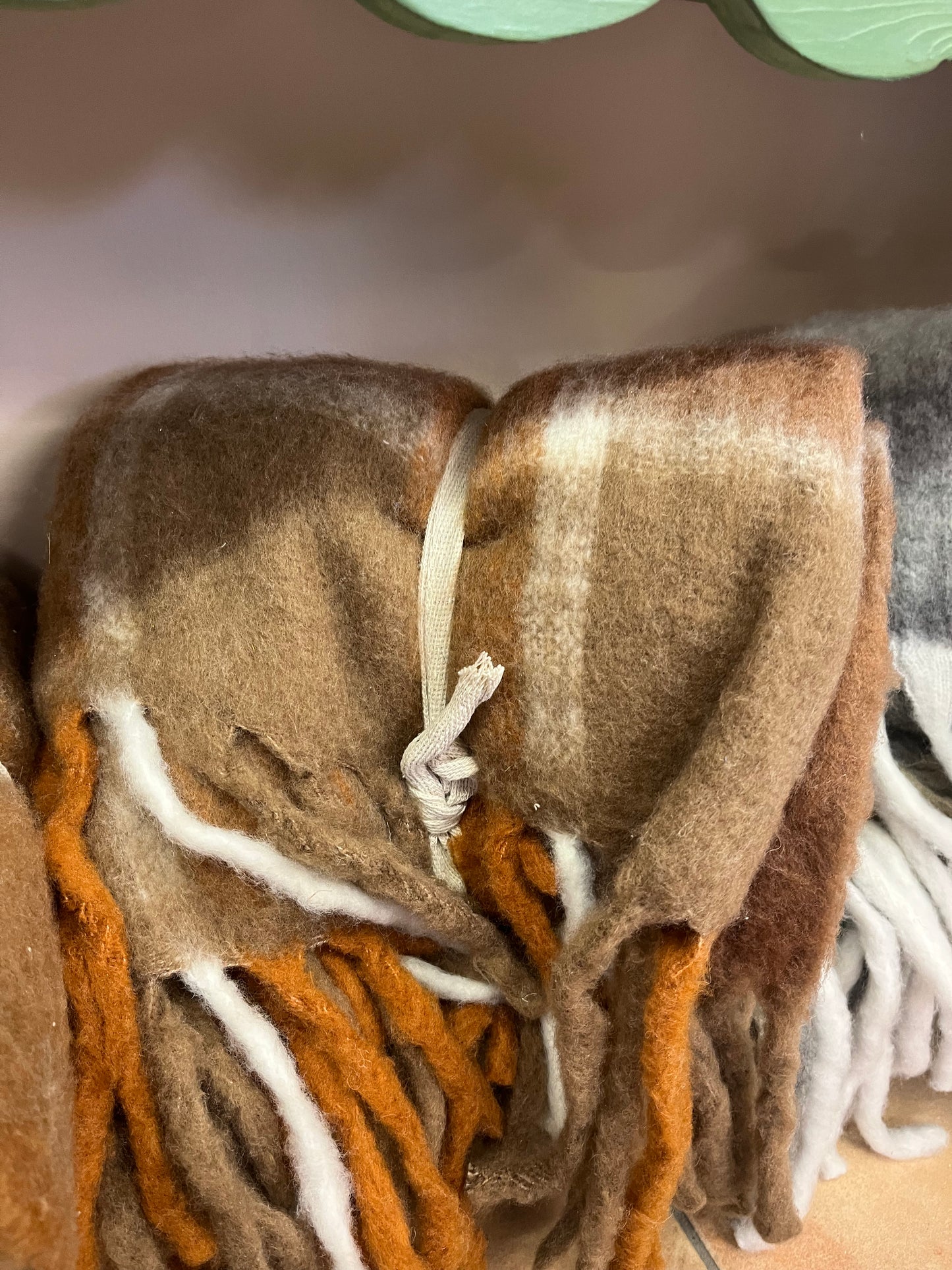 Coloured Throw