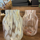Patterned Glass Vase