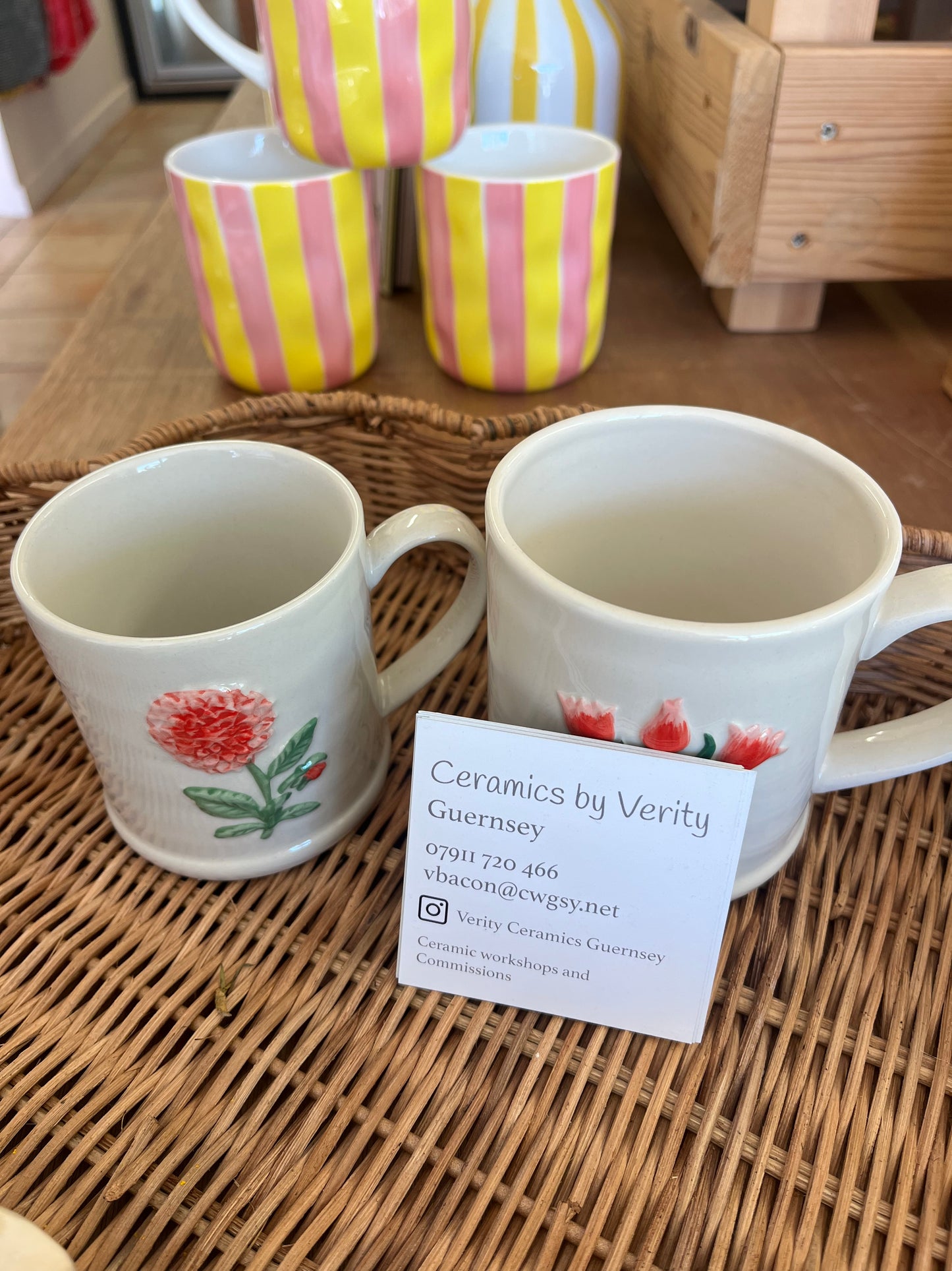 Simple Floral Mug