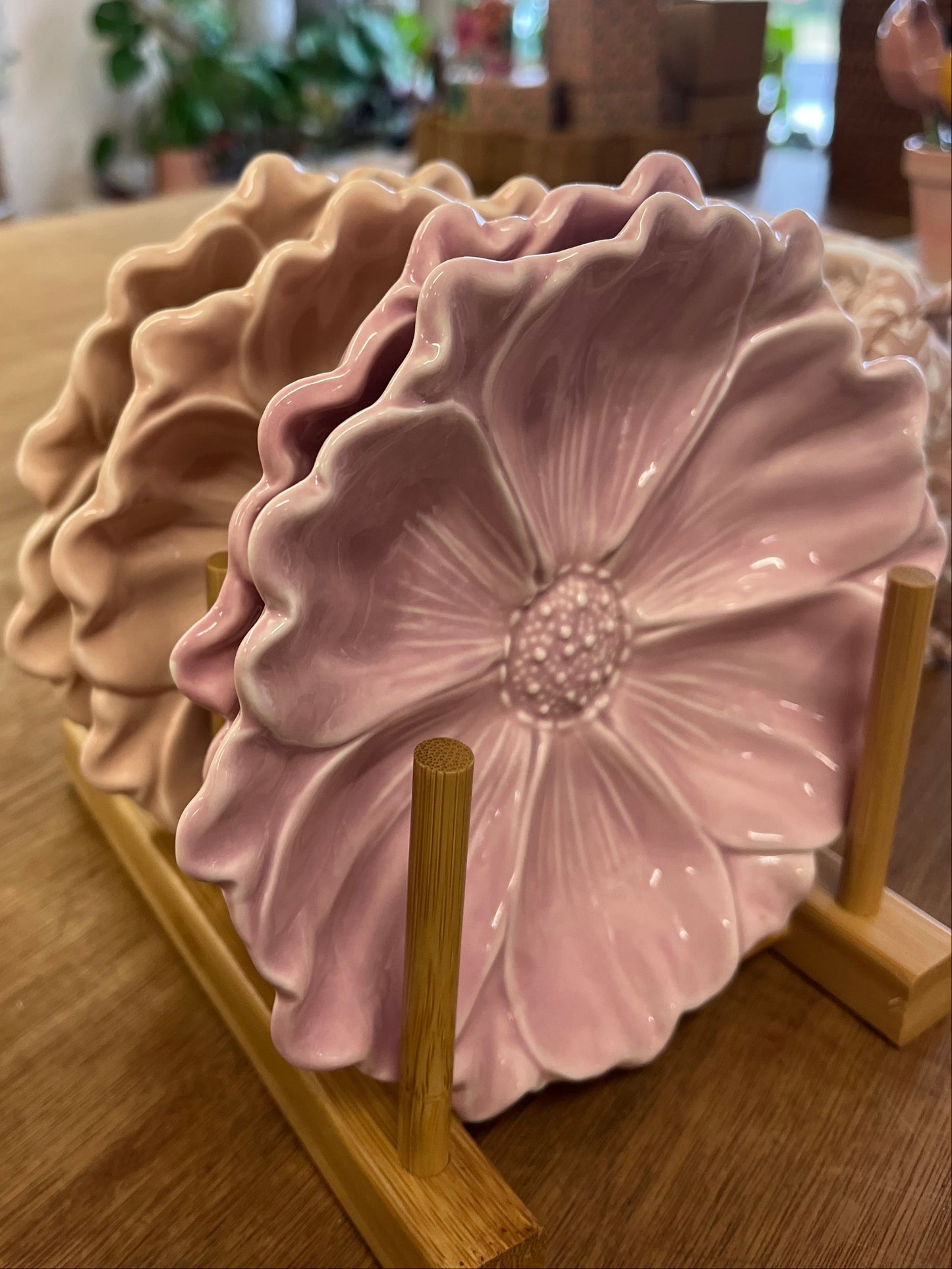 Pastel Flower Plate