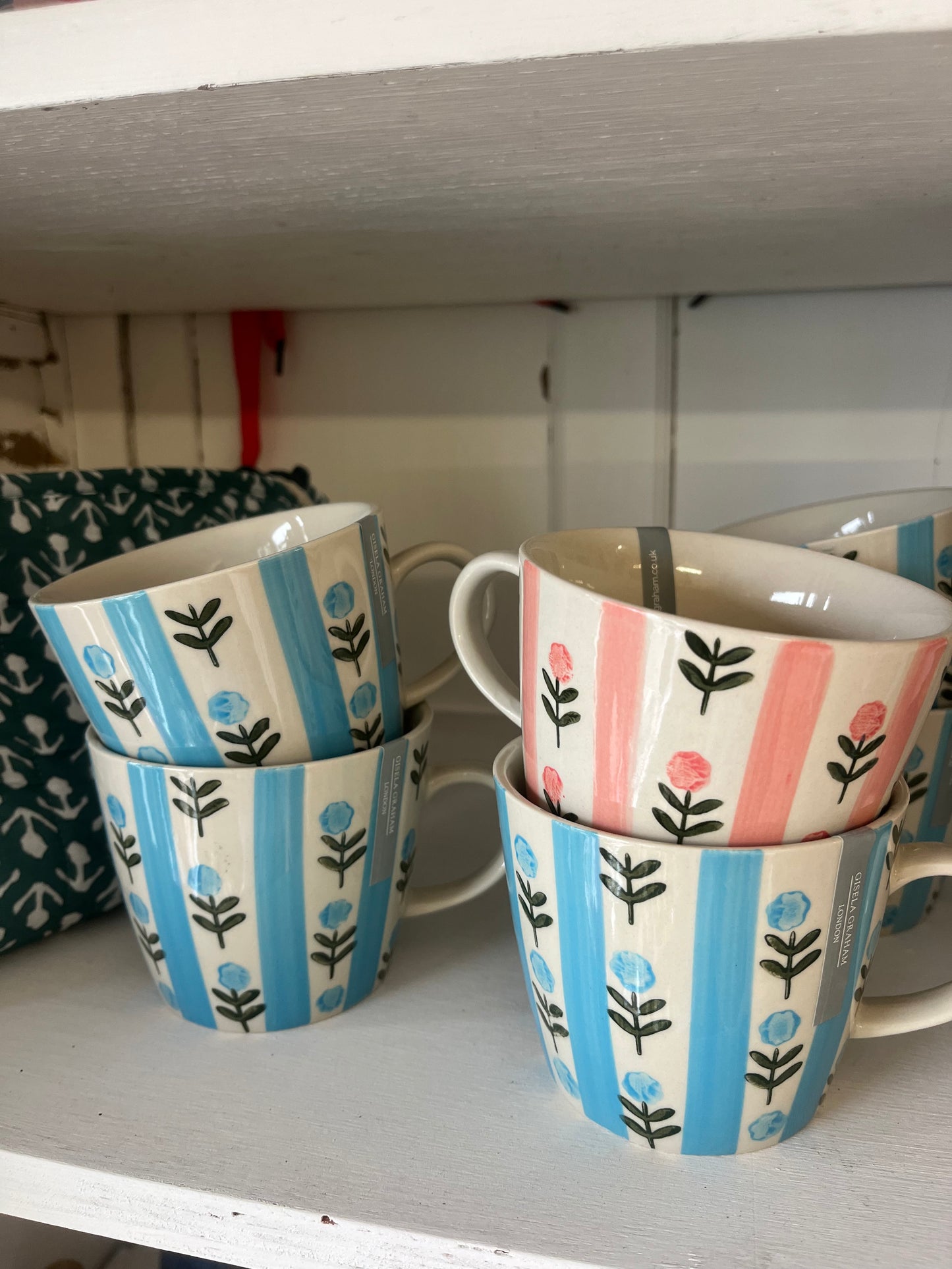 Flower Striped Mug