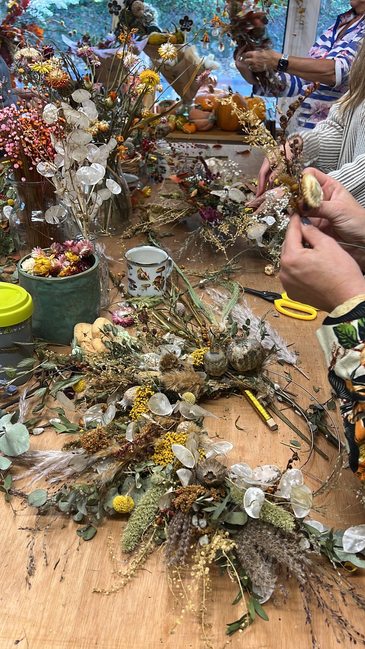 Autumn Dried Wreath Workshop