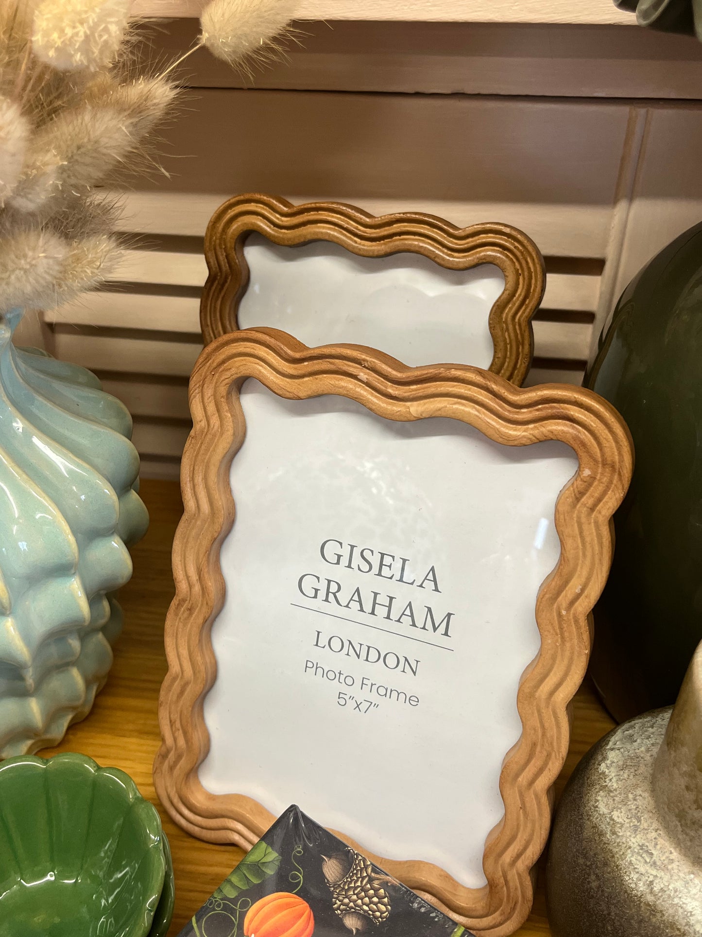 Wavy Wooden Photo Frame