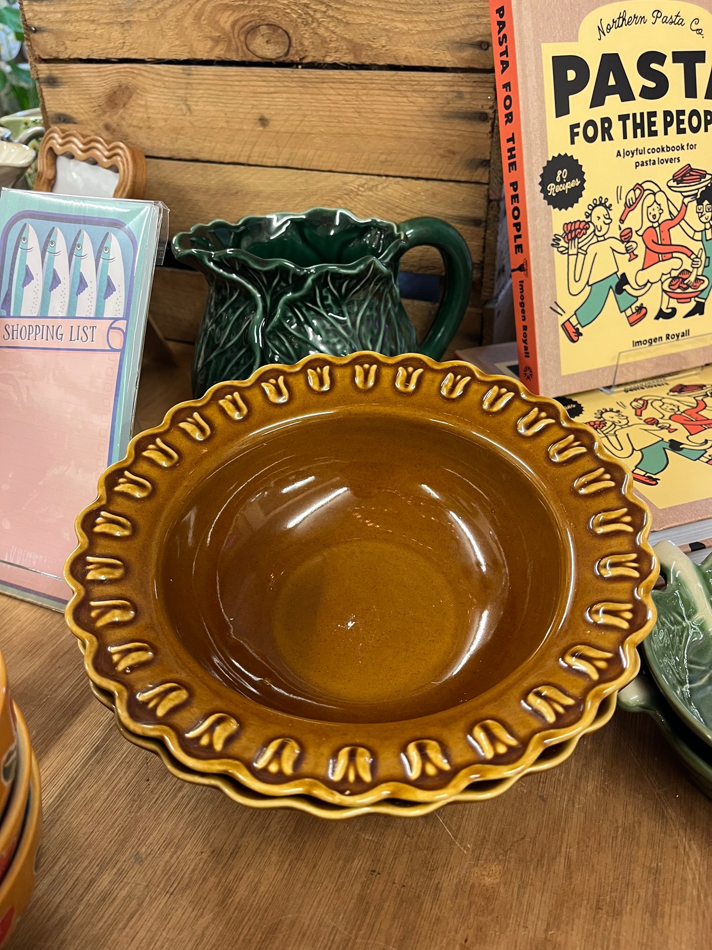 Vintage Tanned Bowl