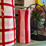 Mini Gingham Vases